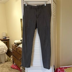 Banana Republic Slim Fit Aiden 30x30 Chinos Gray